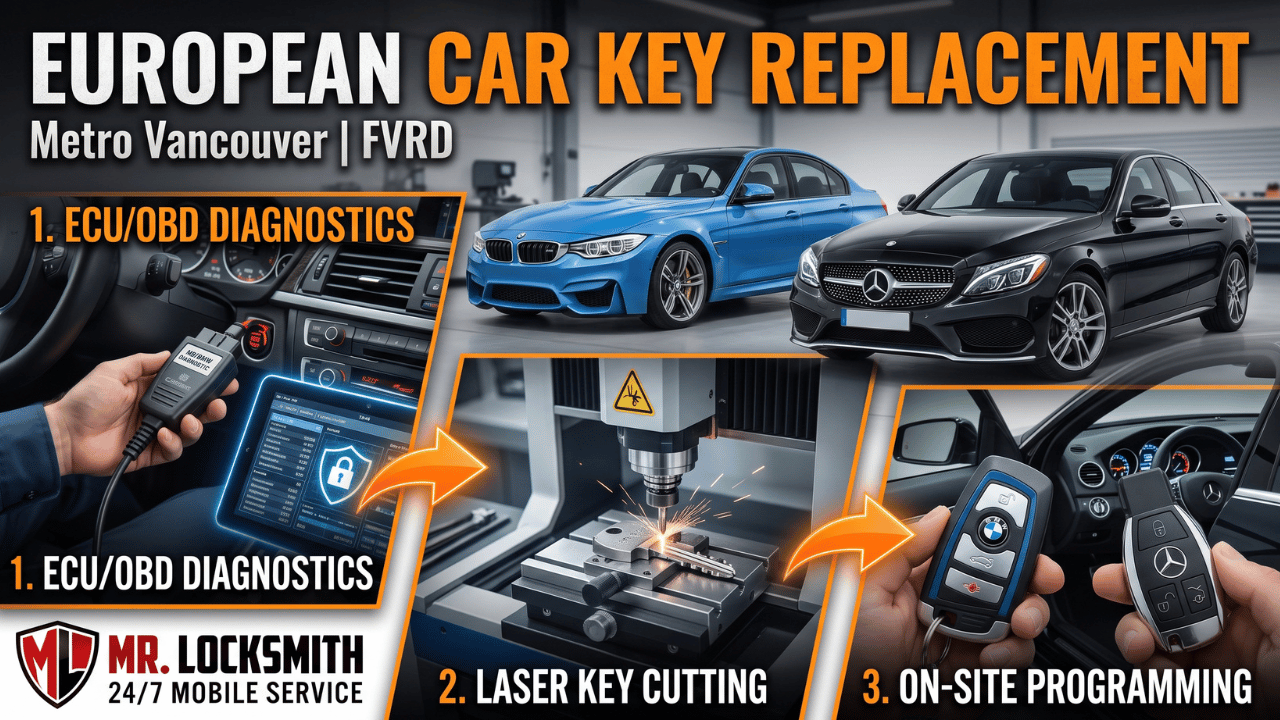 European Car Key Replacement & Programming