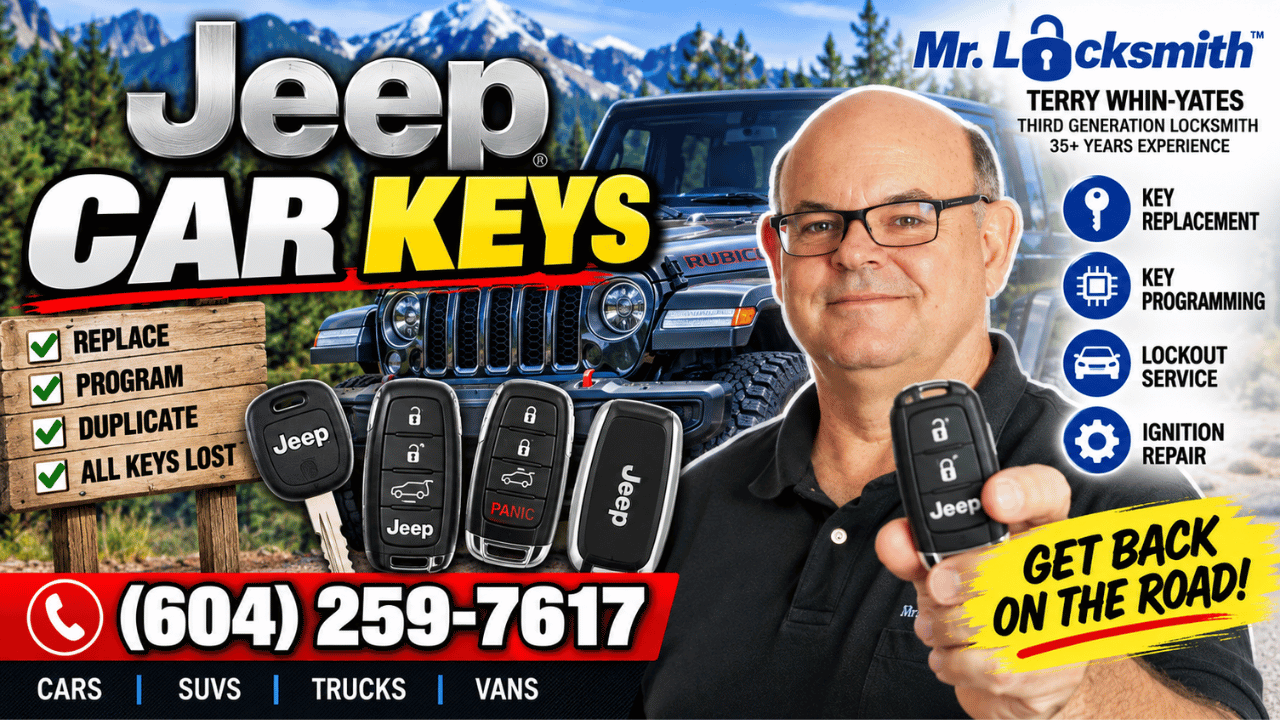 Jeep Car Keys Replacement, Cutting & Programming